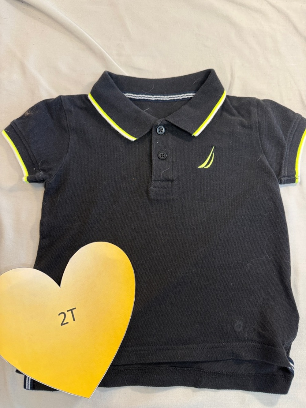 Nautica - Black Short Sleeve Polo Shirt